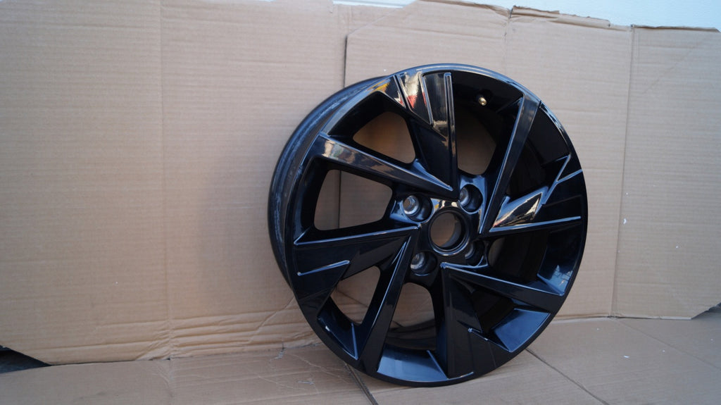 1x Alufelge 16 Zoll 6.5" 4x100 38ET Schwarz OP516009 Opel Corsa Rim Wheel FEL1153661950le