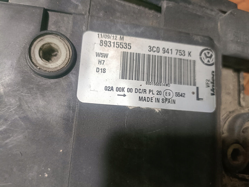 Frontscheinwerfer VW Passat 3C0941753K Xenon Ein Stück (Rechts oder Links) SCH1711782682ft