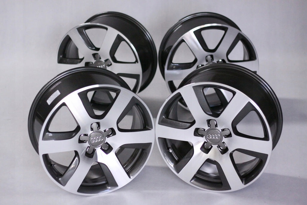 4x Alufelge 17 Zoll 8.0" 5x112 39ET Glanz Grau 4G0601025BK Audi A6 C7 B9 Mg FEL7303267263gv