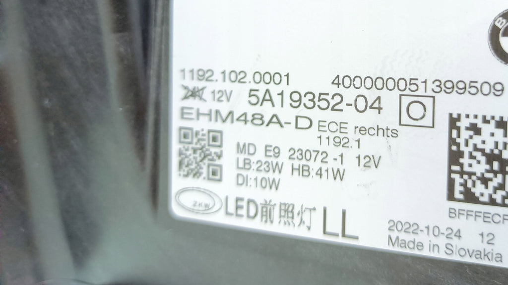 Frontscheinwerfer BMW 4 G22 G23 5A19351 5A19352 Full LED Ein Satz Headlight SCH2984300898vm