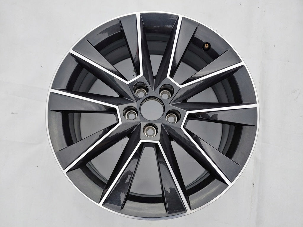 1x Alufelge 17 Zoll 7.0" 5x100 46ET Glanz Graphit 5JJ601025A Skoda Fabia Iii FEL8527327551pd
