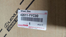 Laden Sie das Bild in den Galerie-Viewer, 1x Alufelge 17 Zoll 7.5" 5x114.3 40ET Glanz Schwarz 42611-YYC00 Toyota Corolla FEL4884161318kg