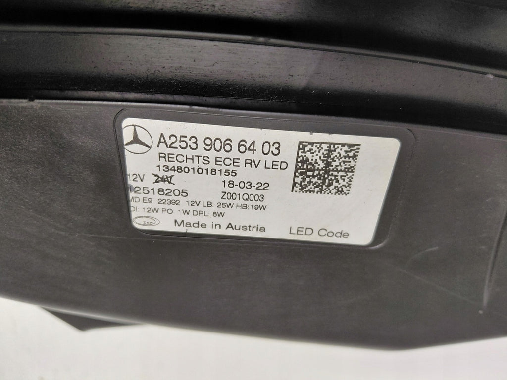 Frontscheinwerfer Mercedes-Benz Glc A2539066403 Full LED Rechts Headlight SCH3857504817gl