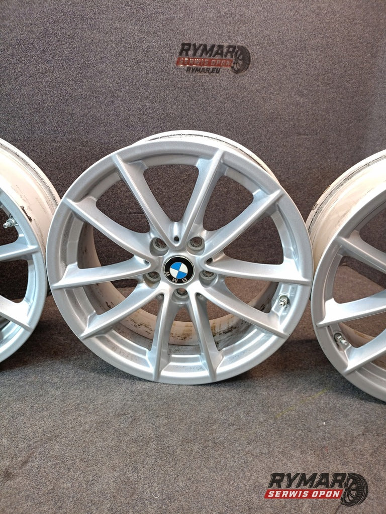4x Alufelge 17 Zoll 7.5" 5x112 27ET Glanz Silber 6868217 BMW Rim Wheel FEL2727811355mn