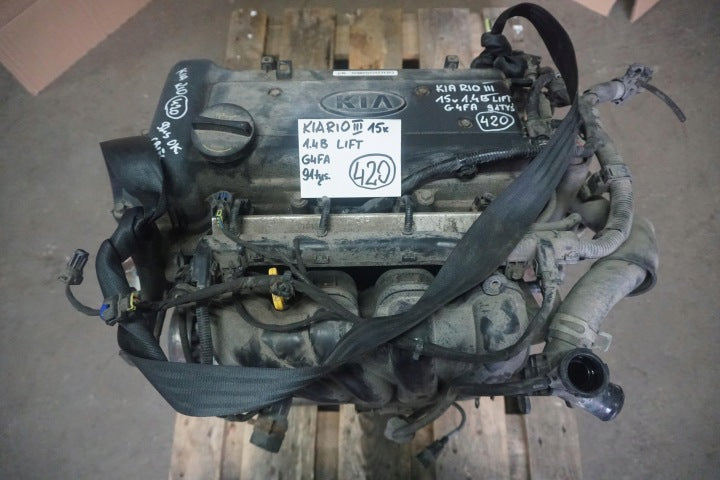 Motor Kia Rio III G4FA 1.4 146TKm 2015 Benzin Engine Komplett MOT6127255640es