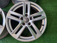 Laden Sie das Bild in den Galerie-Viewer, 4x Alufelge 17 Zoll 7.0" 5x112 42ET Glanz Silber 8W0601025P Audi A4 B8 Rim Wheel FEL8383746718wt
