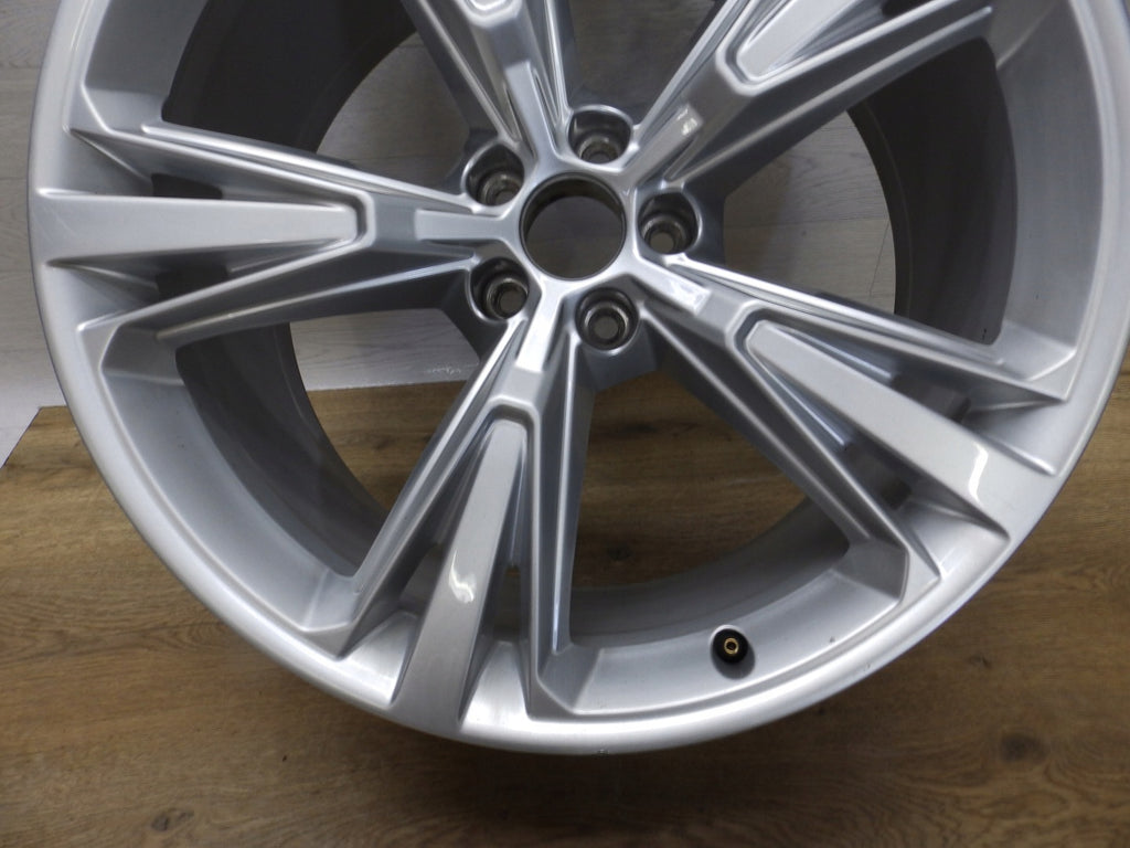 1x Alufelge 21 Zoll 10.0" 5x112 20ET Glanz Silber 4M8601025H Audi Q7 Q8