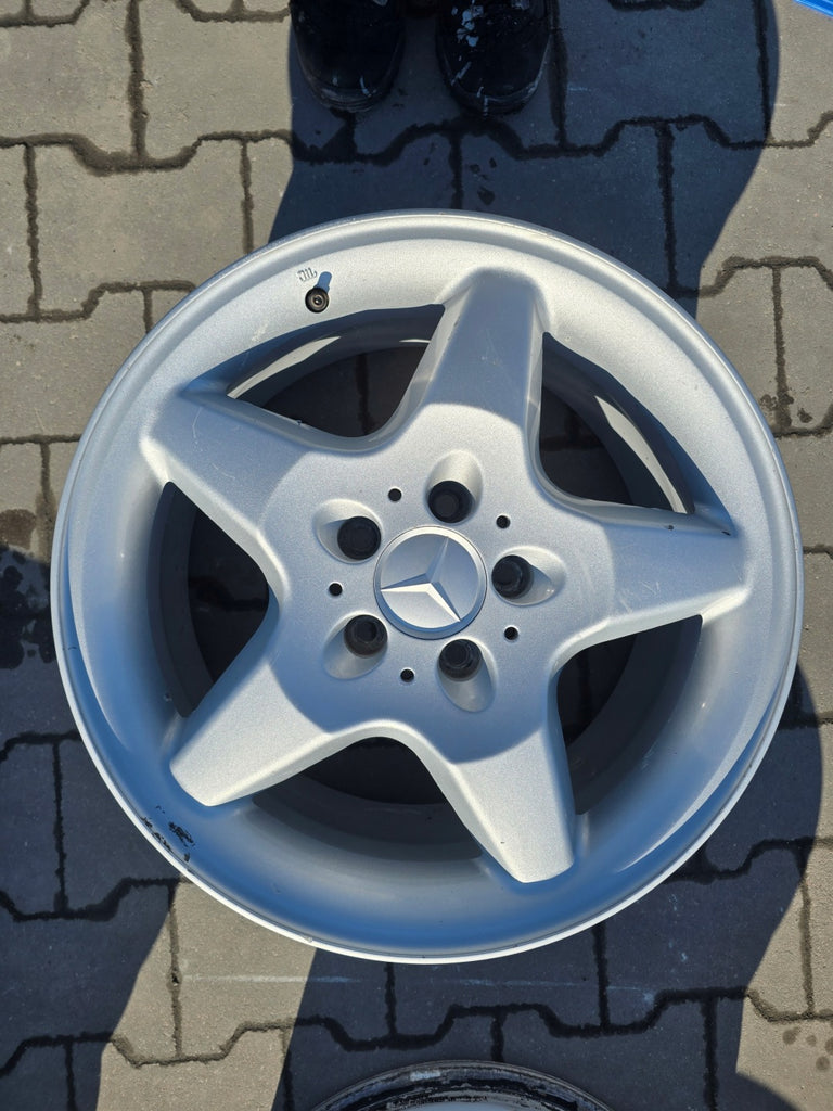 1x Alufelge 17 Zoll 8.5" 5x112 52ET Silber 1634010402 Mercedes-Benz Rim Wheel FEL1622667502jm