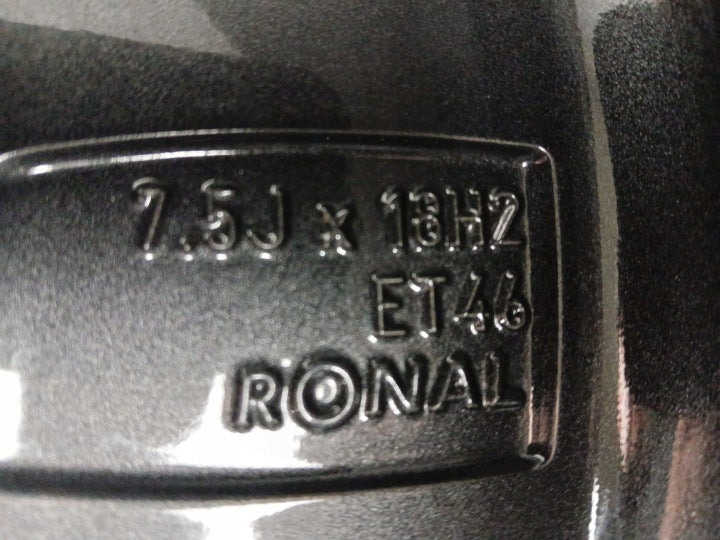 1x Alufelge 18 Zoll 7.5" 5x112 46ET Glanz 5FA601025Q Mg Tarraco Rim Wheel FEL6820007400tz