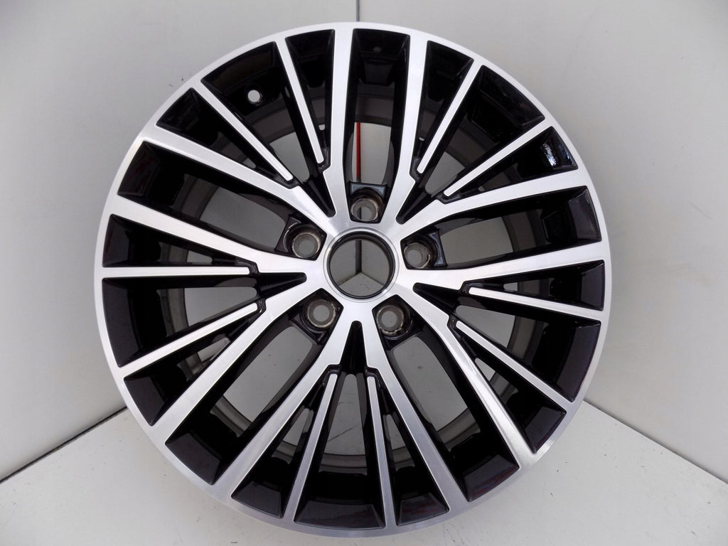 1x Alufelge 17 Zoll 6.5" 5x112 52ET Glanz Schwarz 5TA601025E VW Tiguan Touran FEL6029975800jp