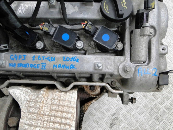 Motor Kia Sportage IV G4FJ 1.6 T-GDI 2016 Engine Komplett MOT5470330055kd