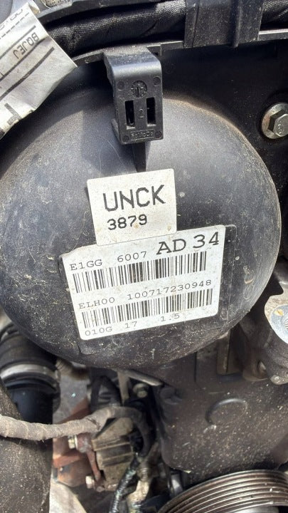 Motor Ford Mondeo UNCK 1.5 97TKm Benzin Engine Komplett MOT6515453160me