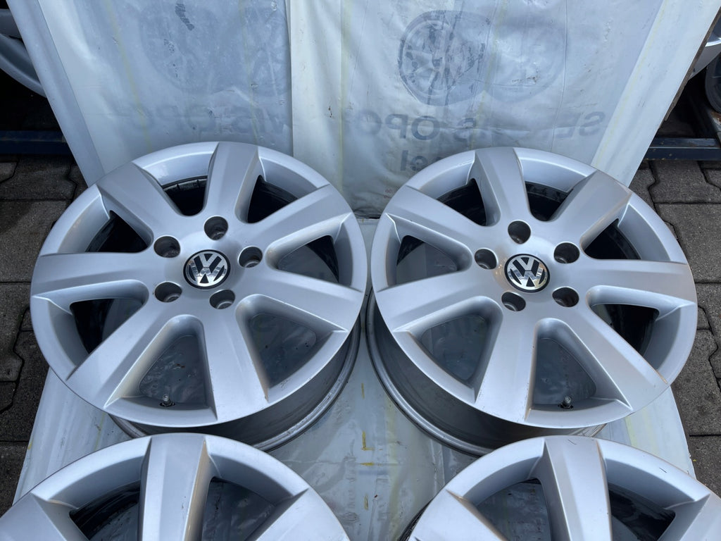 4x Alufelge 17 Zoll 7.5" 5x130 50ET Glanz Silber 7P6601025 VW Touareg Rim Wheel FEL1956397652hz