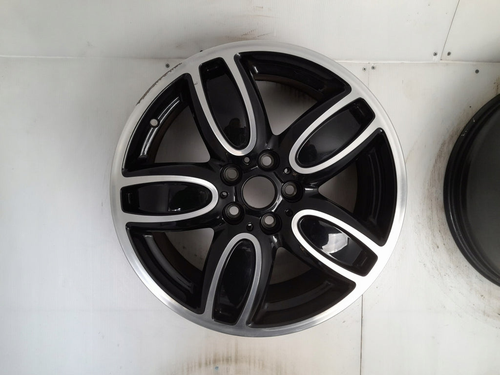 1x Alufelge 18 Zoll 7.0" 5x112 54ET Glanz 6855115 Mini Rim Wheel FEL7064064388aa