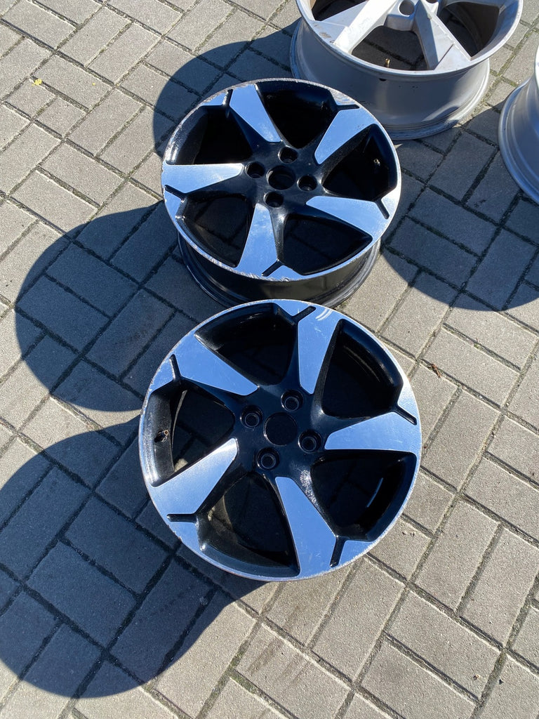 1x Alufelge 17 Zoll 7.0" 4x108 42,5ET Glanz Schwarz J1BC-1007-D1A Ford Fiesta