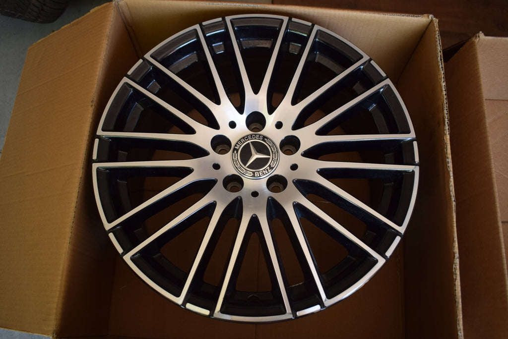 1x Alufelge 18 Zoll 8.5" 5x112 52ET Glanz Schwarz A2064015000 Mercedes-Benz W206 FEL6630236675jz