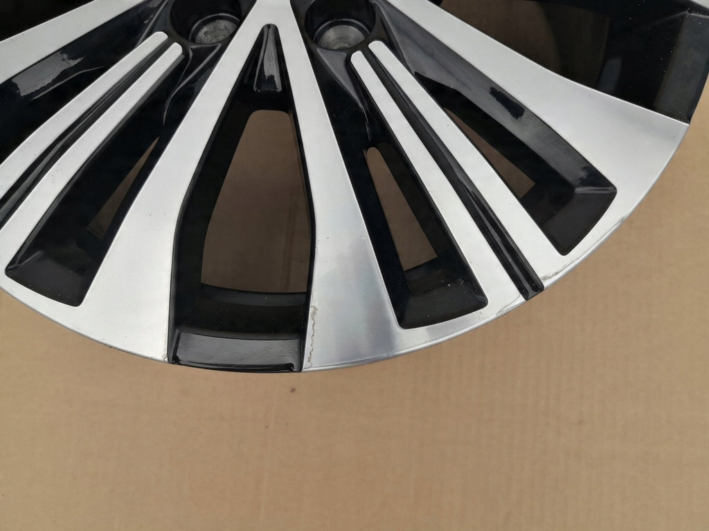 1x Alufelge 16 Zoll 6.5" 5x114.3 44ET Glanz Schwarz 403003206R Renault Zoe