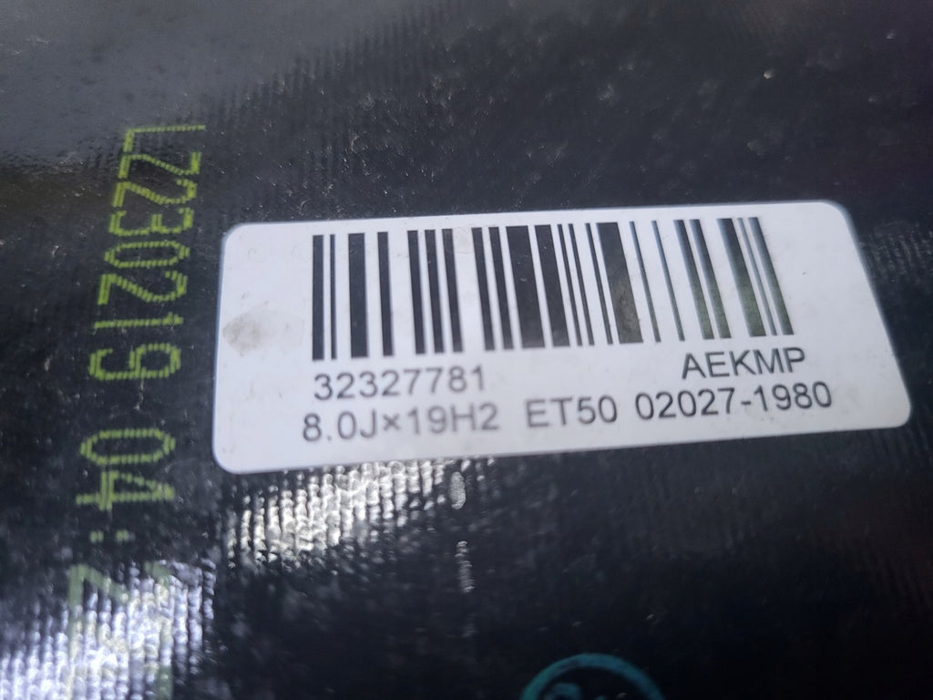 1x Alufelge 19 Zoll 8.0" 5x108 50ET Glanz Schwarz 32327781 Polestar 1 Rim Wheel FEL6188914667zy