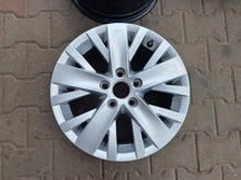 Load image into Gallery viewer, 1x Alufelge 16 Zoll 6.5&quot; 5x112 50ET Glanz Silber 5K0601025AL VW Golf Rim Wheel