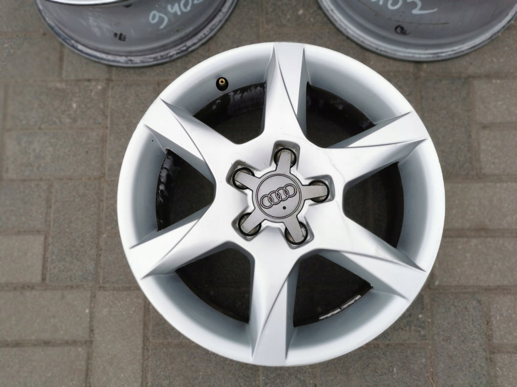 4x Alufelge 16 Zoll 7.0" 5x112 35ET Glanz Silber 4F0601025CM Audi Rim Wheel