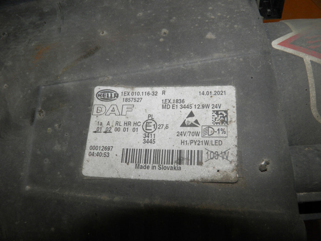 Frontscheinwerfer Daf 1EX010116-32 Rechts Scheinwerfer Headlight SCH7083787533lh