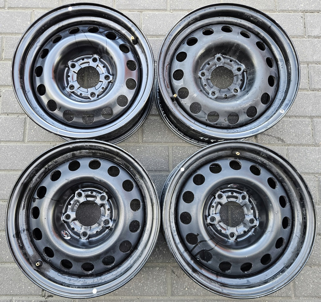 4x Alufelge 15 Zoll 6.5" 5x120 18ET Glanz Schwarz 1094499 BMW E39 Rim Wheel FEL1652300487la