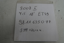 Load image into Gallery viewer, 1x Alufelge 18 Zoll 7.5" 5x108 49ET Glanz Silber 9811635077 Peugeot Ii Rim Wheel FEL5582727587yl