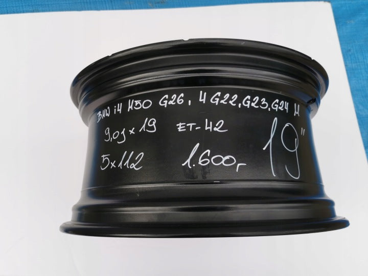 1x Alufelge 19 Zoll 9.0" 5x112 42ET 8747305 BMW 4 G22 G23 I4 G26 Rim Wheel FEL5511858578mj