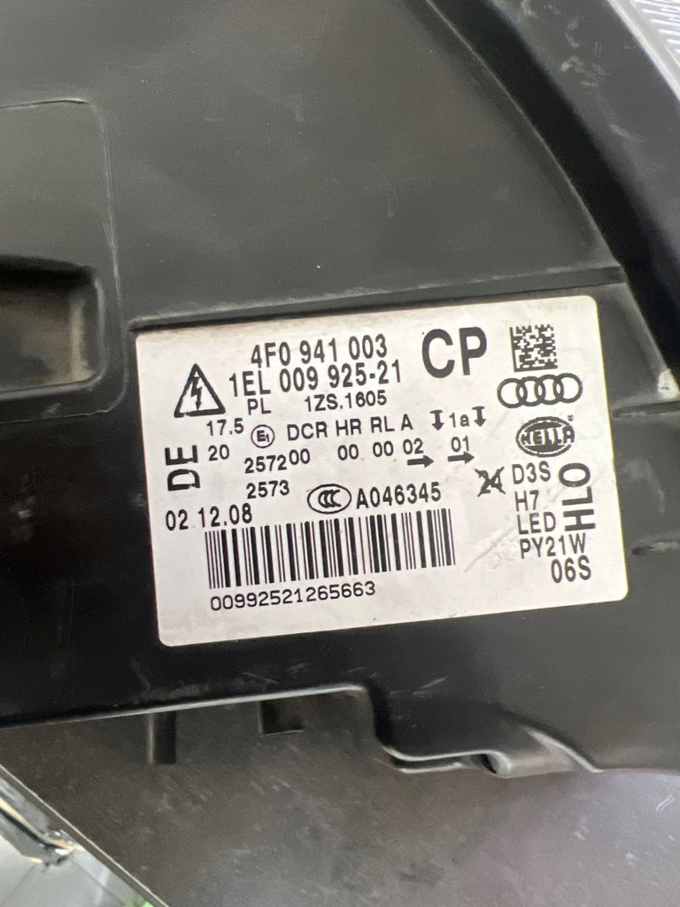 Frontscheinwerfer Audi A6 4F0941003 1EL00992521A046345 Vorderseite Headlight SCH7566136781by