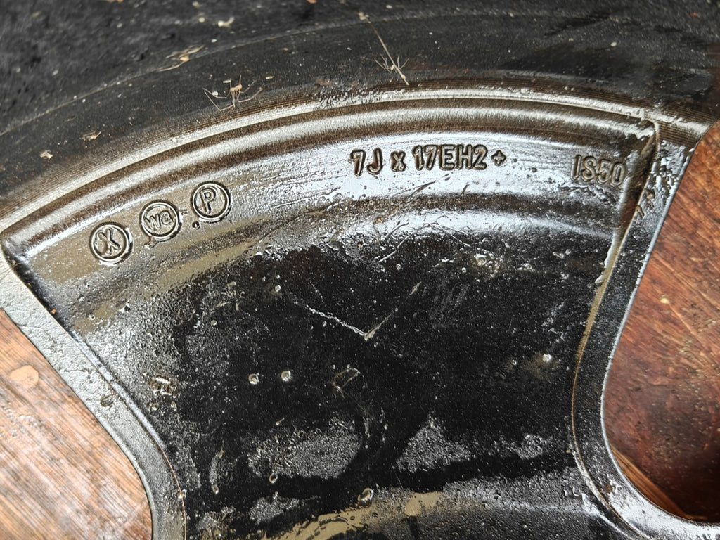 1x Alufelge 17 Zoll 7.0" 5x120 50ET Matt Schwarz 9804373 Mini Countryman F60 FEL9591824030ks
