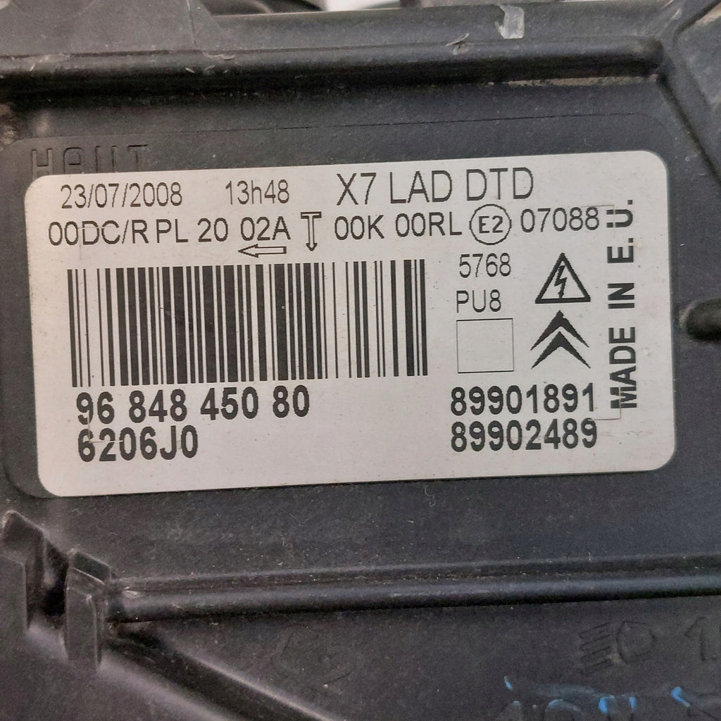 Frontscheinwerfer Citroën C5 III 9684845080 Xenon Rechts Scheinwerfer Headlight