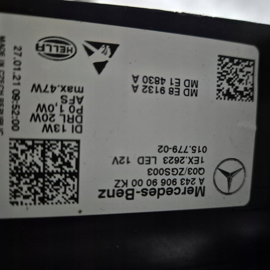 Frontscheinwerfer Mercedes-Benz Eqb A2439069000 Rechts Scheinwerfer Headlight SCH3253560131iq