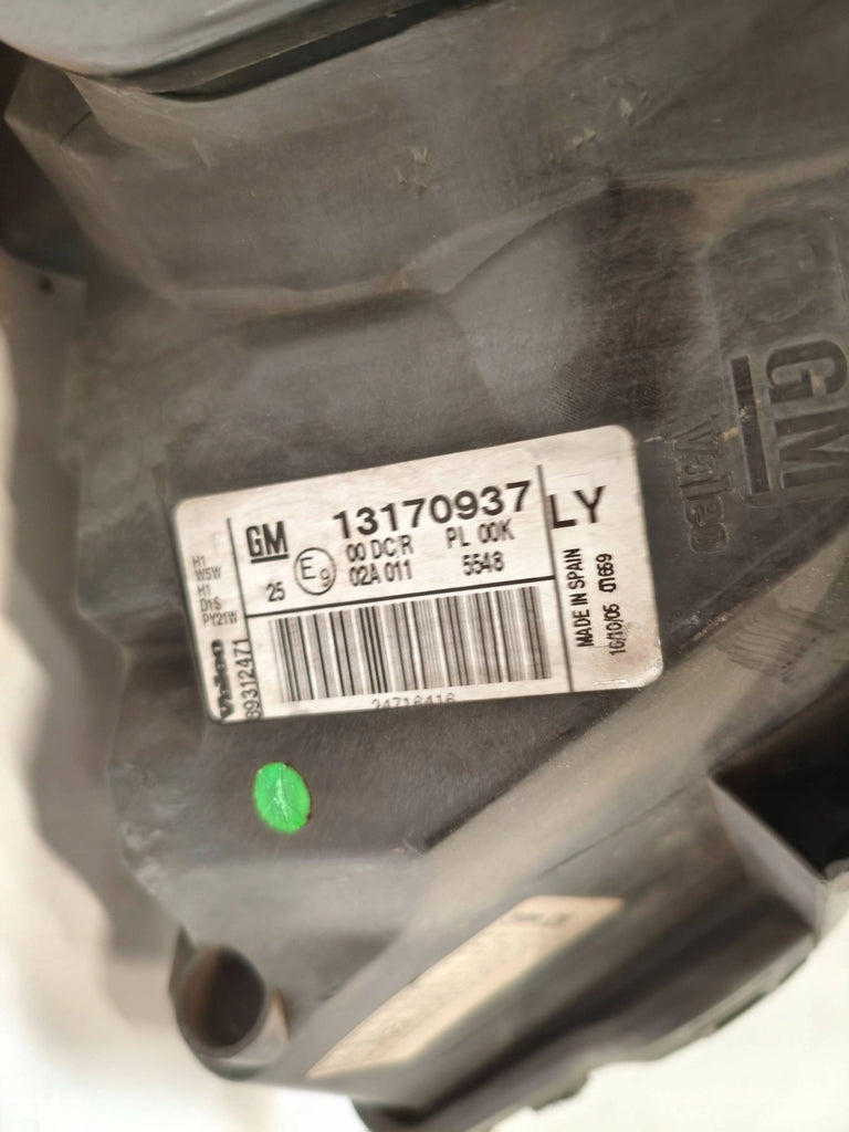 Frontscheinwerfer Opel Vectra C 13170937 89312471 Links Scheinwerfer Headlight SCH8990186117hs