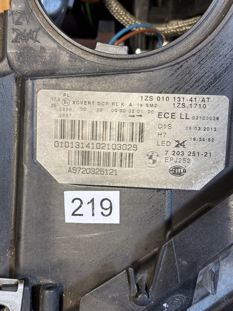 Frontscheinwerfer BMW F11 F10 7203251-21 Xenon Ein Stück (Rechts oder Links) SCH3846451541bg