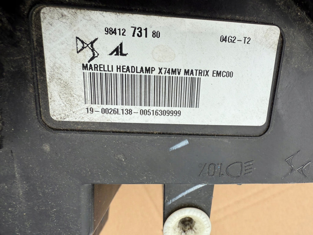 Frontscheinwerfer Citroën I 98412-731 Links Scheinwerfer Headlight SCH6223025683be