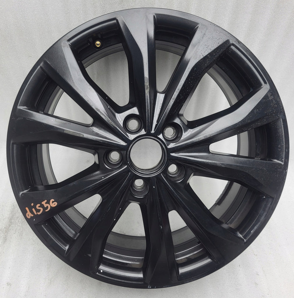 1x Alufelge 17 Zoll 6.5" 5x112 49ET Matt Schwarz 2K7601025A VW Caddy V Rim Wheel FEL2370635723xo