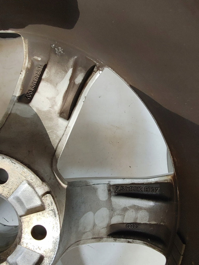 4x Alufelge 18 Zoll 7.5" 5x112 37ET Glanz Silber 4G0601025 Audi A6 C7 Rim Wheel