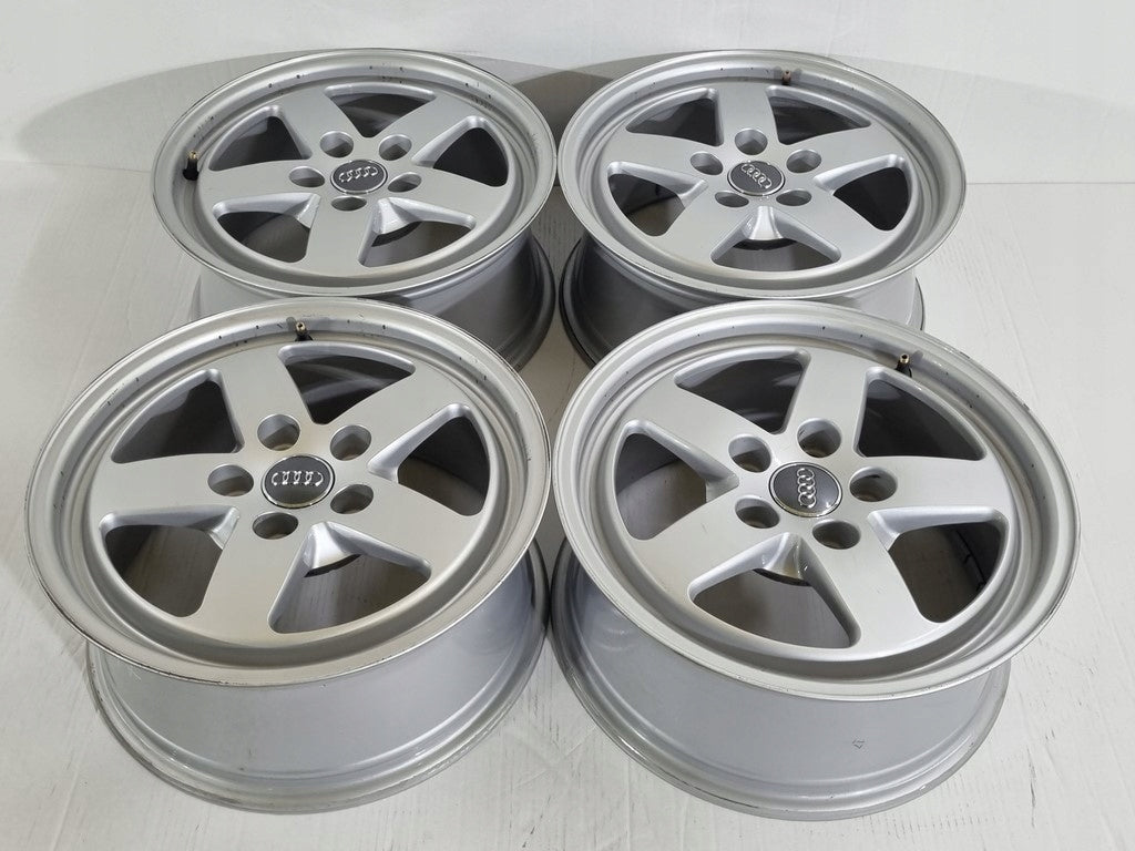 4x Alufelge 16 Zoll 7.0" 5x112 35ET Glanz Silber 8W0601025 Audi Rim Wheel