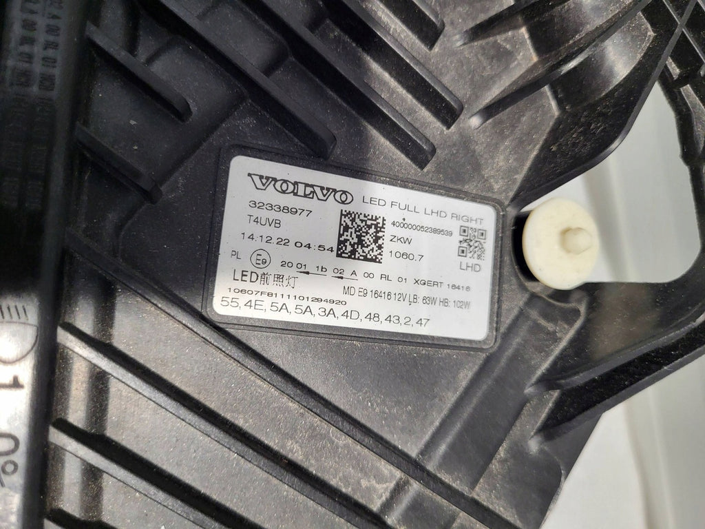 Frontscheinwerfer Volvo Xc60 32338977 Full LED Rechts Scheinwerfer Headlight SCH4622586310ww