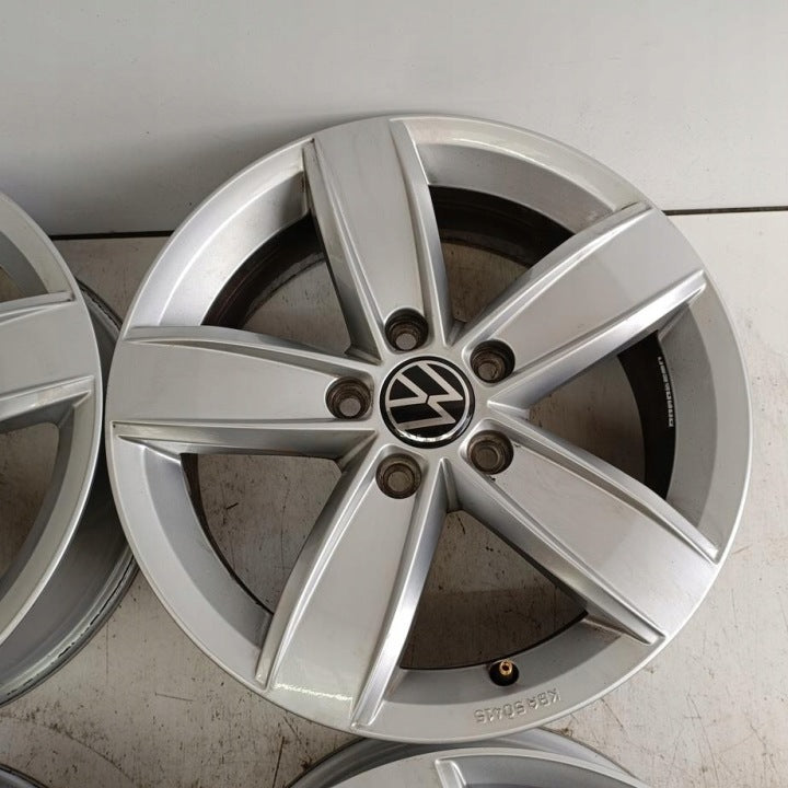 4x Alufelge 16 Zoll 6.0" 5x112 43ET 2GA601025Q Seat Ateca Karoq T-Roc Rim Wheel FEL7569119609vi