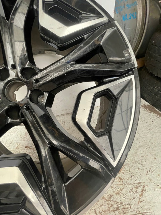 1x Alufelge 22 Zoll 9.5" 5x112 37ET Glanz Schwarz 5A02658 BMW X5 G05 G06 FEL1795078803do