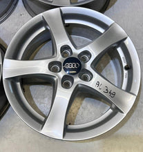 Laden Sie das Bild in den Galerie-Viewer, 4x Alufelge 16 Zoll 6.5" 5x112 50ET Glanz Silber KBA51615 Rim Wheel FEL8450208253os