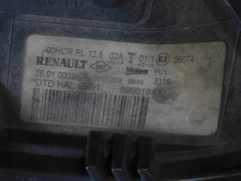 Frontscheinwerfer Renault Laguna III 260600033R 89901834 Ein Satz Headlight SCH6513677884cy