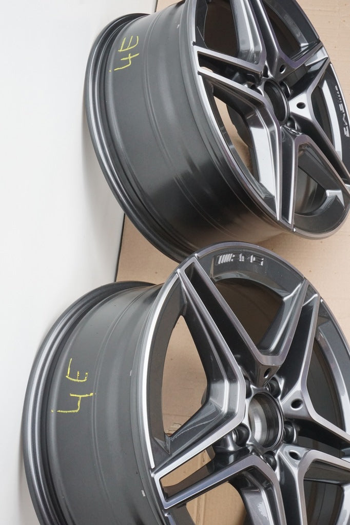 1x Alufelge 18 Zoll 8.0" 5x112 43ET Glanz Schwarz A2134016300 Mercedes-Benz Amg FEL7330318317uj