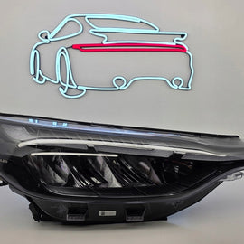 Frontscheinwerfer Ford Transit Custom PZ31-13E014-CB Full LED Rechts Headlight SCH3684939664qr