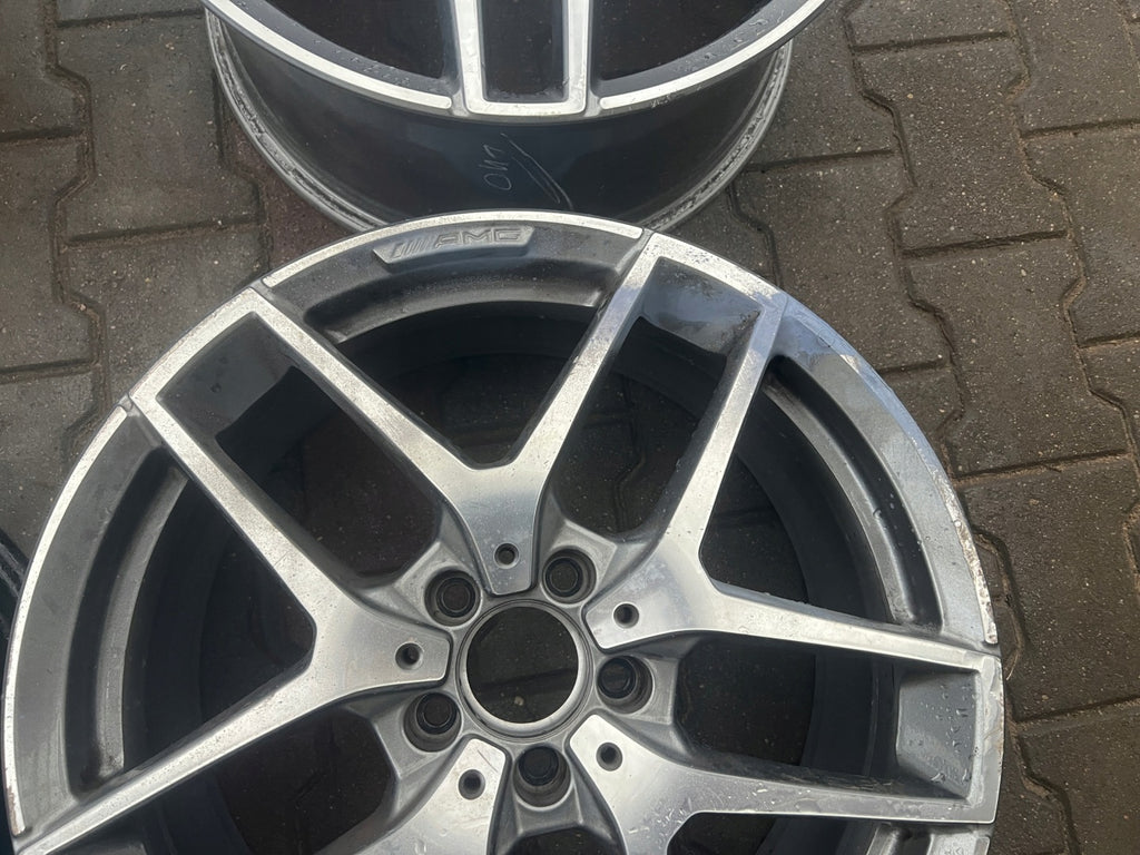 1x Alufelge 19 Zoll 8.0" 5x112 Glanz Grau A1564013000 Mercedes-Benz Gla Amg Mg FEL3071674896av