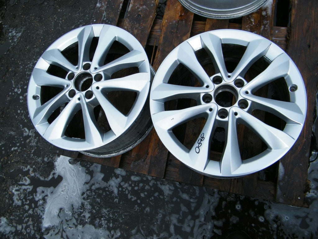 1x Alufelge 17 Zoll 7.0" 5x112 48,5ET Glanz Silber A2044013602 Mercedes-Benz