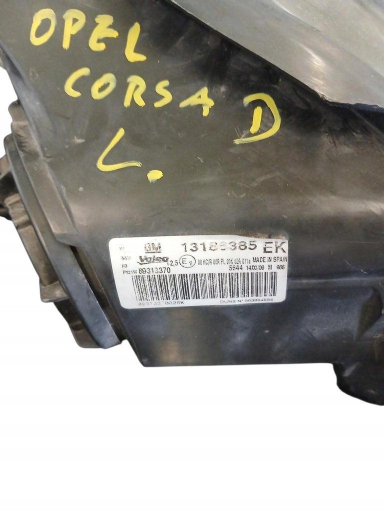 Frontscheinwerfer Opel Corsa D 13186385 Links Scheinwerfer Headlight SCH9754541278qq