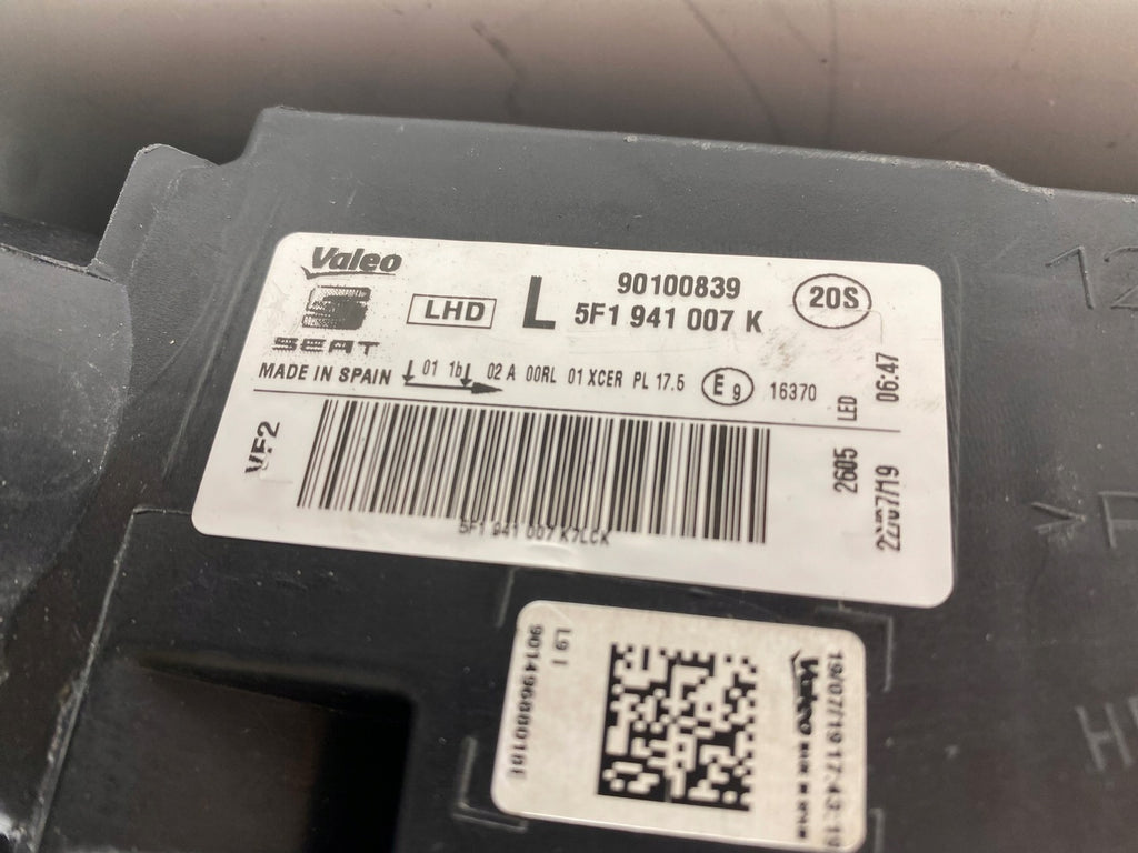 Frontscheinwerfer Seat Leon 5F1941007 LED Links Scheinwerfer Headlight