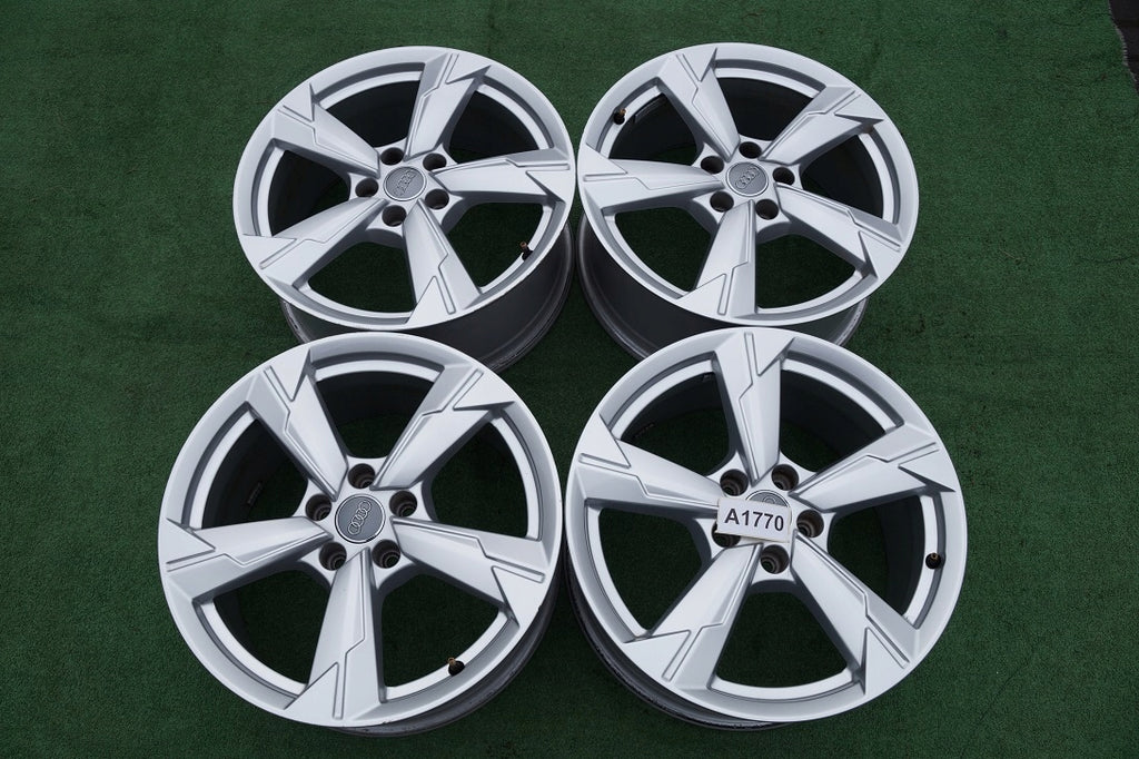 4x Alufelge 18 Zoll 8.0" 5x112 39ET Glanz Silber 4K0601025D Audi A6 C8 Rim Wheel FEL1045352102ps